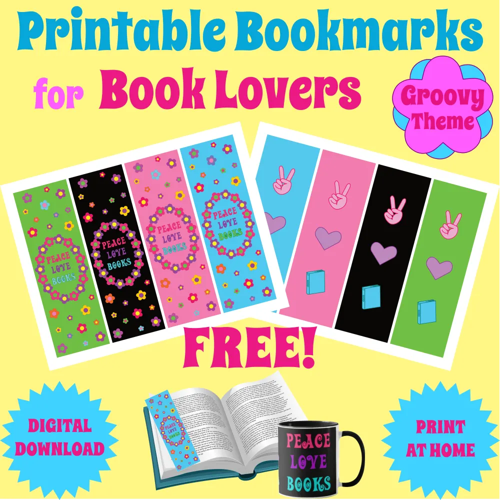 Free Bookmarks for Book Lovers #booklover #bibliophile #bookaholic #bookaddict #freeprintables #freebookmarks