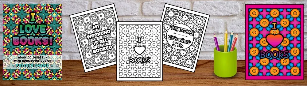 Coloring Pages for Book Lovers #booklover #bibliophile #bookaholic #coloringpages #coloringbook