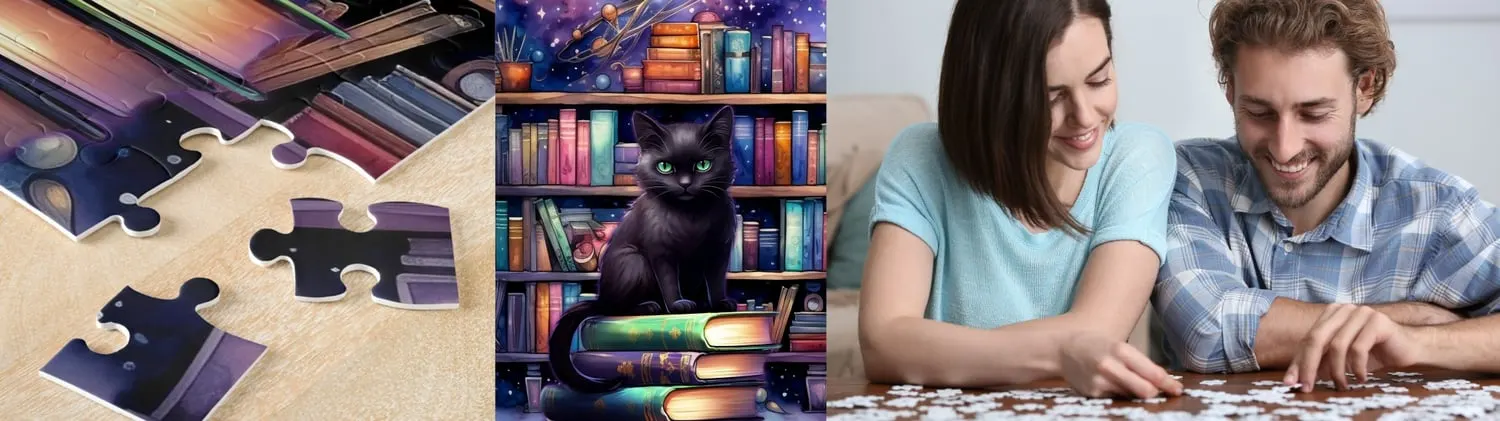 Jigsaws for Book Lovers #booklover #bibliophile #bookaholic #jigsawpuzzle