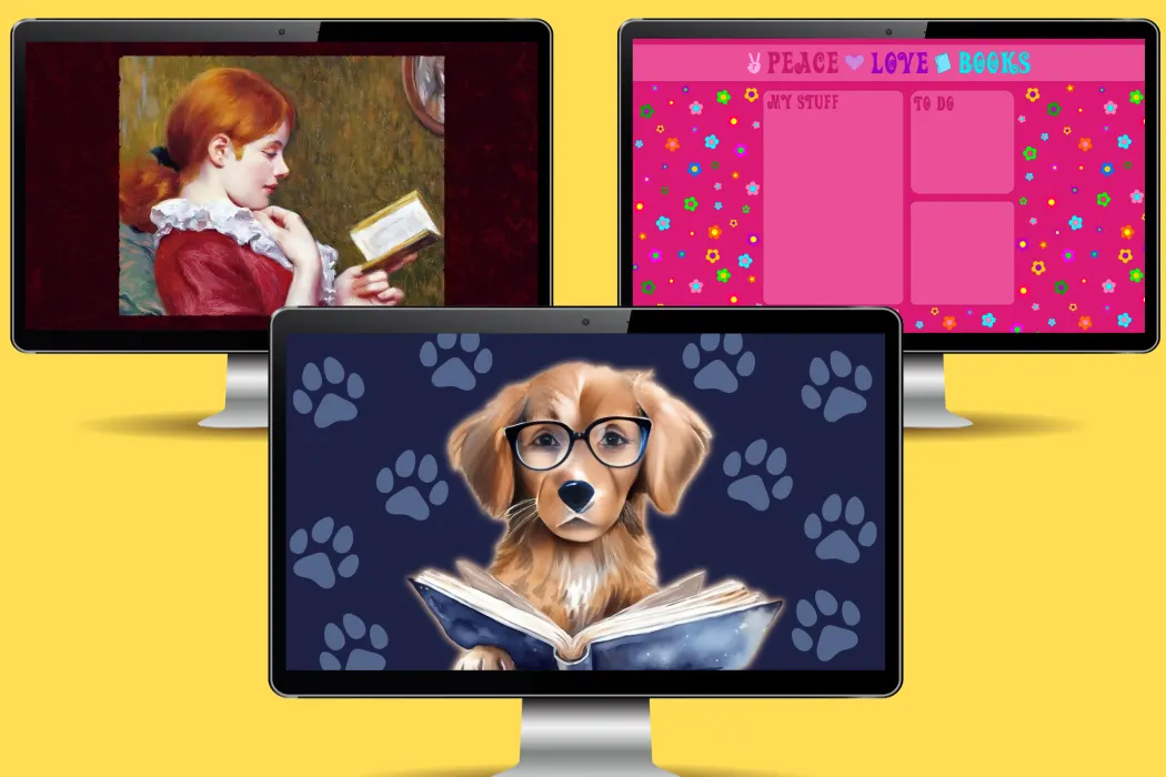 Desktop Wallpaper for Book Lovers #booklover #bibliophile #bookaholic